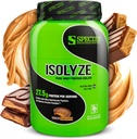 Especies Nutrición Isolyze Whey Protein Powder, 100% Whey Isolate for Muscle Building, 27.5g Protein Por Scoop, No Sugar & Low Fat (Chocolate Peanut Butter, 22 Servings)