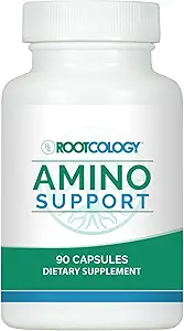 Rootcology by Dr. Izabella Wentz ANTE Amino Support TEN Amino Acid Complex Capsules with L-Glutamine, Glycine &amp; MSM TEN 90 Capsules