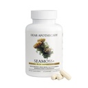 SeaMoss+ - Organic Irish Sea Moss 500mg with Bladderwrack, Burdock Root & BioPerine, 60 Capsules, 30 Servings, Vegan, Non-GMO, Sugar Free, Gluten Free, Made in USA