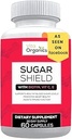 Sugar Shield - Advanced Sugar Support Supplement - Biotin, Magnesium Oxide, Chromium - 60 Veggie Capsules - 30 Days
