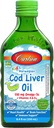 Carlson - Kid's Cod Liver Oil, 550 mg Omega-3s, Plus Vitaminas A y D3, Liquid Fish Oil, Wild Caught Norwegian Arctic Cod, Sustainably Sourced Nordic Fish Oil, Green Apple, 250 mL (8.4 Fl Oz)
