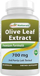 Mejor extracto de hoja de oliva natural, 700 Mg, 90 Conde
