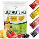 GREENPEOPLE Electrolytes Powder No Sugar - Sugar Free Hydration Electrolyte Packets - Fruit Flavors Electrolyte Drink Mix - 8 Electrolytes 5 Vitaminas & Minerales Vegan Non-GMO 16 Sticks