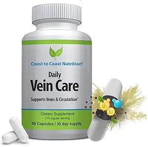 Suplemento de Veinte diariamente cápsulas — Fórmula de Circulación con una Licuada Natural de Calcio, Vitamina D3, Vitamina K2 Plus BioPerina para Max Absorción Fórmula de Veinte — 60 cápsulas