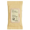Biopure Antibacterial Hand Wipes - Antibacterial Wipes With Aloe and Vitamin E | 6.69 x 6.3 in Antibacterial Wet Wipes |No Parabens, Sulfates or Phthalates, Kills 99.9% of Germs Honey Wildflower 40 Ct