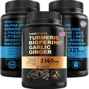 MEDCHOICE Turmeric " Ginger (120ct) and Nootropic Brain (120ct) Supplement Bundle - Wellness Duo for Joint, Digestion, Brain, " Mood Support - Vegan, Non-GMO, Gluten-Free