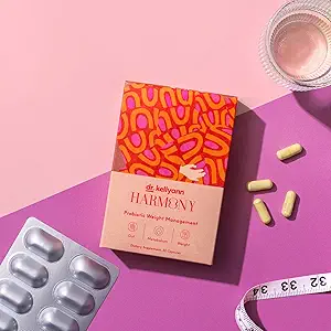 Dr. Kellyann Harmony Probiotic Weight Management (30 cápsulas) Prebiótico y Probiótico para apoyar la gestión del peso y promover la salud óptima de Gut
