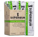 Superieur Electrolyte Powder Packets - Vegan Electrolyte Hydration Powder w/Sea Minerals - Keto Friendly, Non-GMO, Zero Sugar Electrolyte Suplemento-Healthy Sports Drink -Lime Blueberry (14 Packets)
