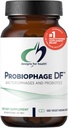 Designs for Health Probiophage DF - Bacteriophage Prebiotic + Probiotic Supplement - Probiotics for Digestion + Immune Support - Dairy Free Pre and Pro Biotics in Delayed Release Capsules (120 Count)