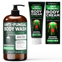Terramed Just Think Comfort Antifungal Body Cream for Jock Itch, Ringworm & Athlete’s Foot + Antifungal & Antibacterial Soap & Body Wash with Tea Tree Oil