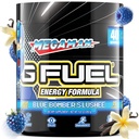 G Fuel Megaman Energy Drink Powder, Pre Workout Caffeine Mix for Gaming, Sugar Free Focus Amino, Vitamina + Antioxidantes, 9.9oz (Blue Slushee, 40 Servings)