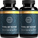 Primal Harvest 2 Pack, Restore for Gut Health, Primal Gut Restore w/POSTbiotics, PREbióticos y PRObióticos para Mujeres y Hombres, 60 CT - Digestión, Colon Cleanse, Helps Leaky Gut Repair