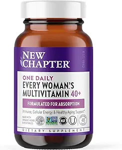 Nuevo capítulo Mujeres Multivitamina 40 más para Energía, Envejecimiento saludable + Soporte inmunitario con 20+ Nutrientes - Cada Mujer Uno diario 40+, Sujeto en el estómago, 48 Cuenta