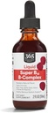 365 por Whole Foods Market, Super B-12 B-Complex Liquid Supplement, Raspberry Natural Flavor, Vegan, 2 Fl Oz