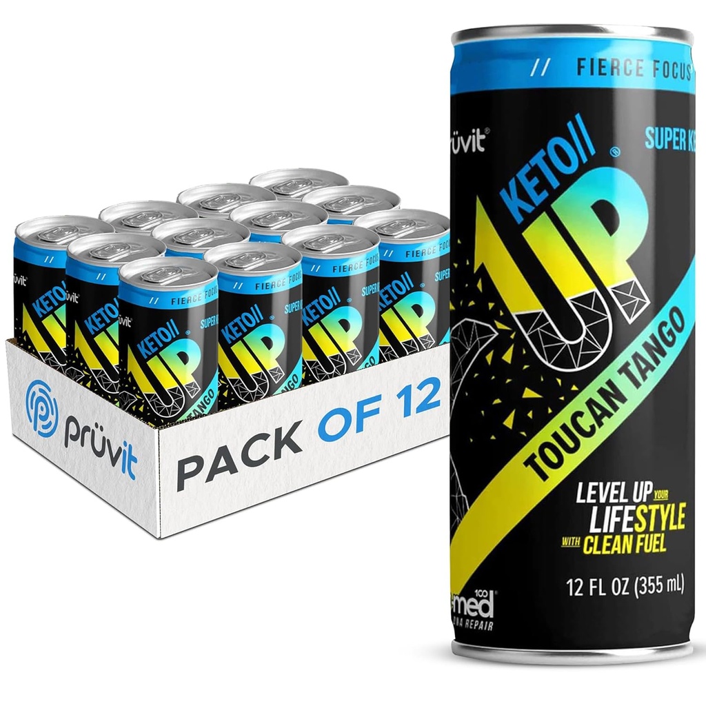 La bebida Toucan Tango Keto//Up® – Ketones listos para tomar en foco para hombres y mujeres - 12 Pack