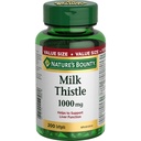 Nature's Bounty Milk Thistle Value Size, 200 Softgels