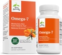 Terry Naturalmente Omega-7 - Suplemento dietético con ácidos grasos esenciales - Suplemento nutricional para apoyar la salud de la piel con Buckthorn Mar, Pulpa de Berry &amp; aceite de semilla - 60 Softgels (Pack of 2)