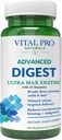 Vital Pro Naturals – Avanzado Digest Natural Enzyme Apoyos La desintegración de proteínas, grasas y carbohidratos y reduce el gas ocasional, el rubor y la indigestión 90 cápsulas