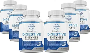 Labs Natural Digestive Enzymes &amp; Probiotic Supplement for Adults, 360 Capsules - Nutritious Blend of Digestive Enzymes & Advantage Probiotic for Digestion & Digestive Health.