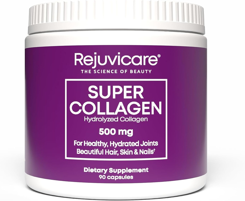 Super Collagen Capsules for Beauty, Healthy Joints, Hair, Skin, & Nails, 90 Servings, Multi, (N8745)