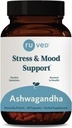 ruda Ashwagandha Capsules - Orgánica Ashwagandha Root Extracto Suplemento para Hombres &amp; Mujeres, 500 mg Por Pill para la Salud Adrenal y Bienestar general - 60 Caplets Vegetarianos (1 Conde)