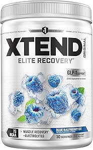 Xtend XTEND Original BCAA Powder 7g BCAA and 2.5g L-Glutamine, Sugar Free Post Workout Muscle Recovery Drink with Amino Acids for Men & Women, 30 Servings