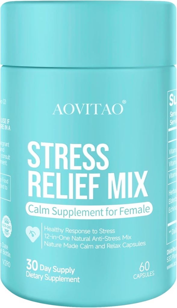 Relajación nocturna Capsules Herbal soporta sueño reparador con magnesio & Ashwagandha