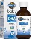Garden of Life Baby DHA Drops, 600mg Omega 3 DHA Vegan for Baby's Brain & Eyes from Vegetarian Friendly Plant Based Sources (No Fish Oil) for Babies &amp; Toddlers, 37,5 mL (1,26 fl oz) Liquid