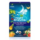 Enzima nocturna, Enzimas digestivos diarios, Frutas de Plum verde y verduras con probióticos, Bloating de alivio, mejor calidad del sueño, para hombres y mujeres, promover la salud digestiva- 90 Tabletas