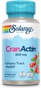 SOLARAY CranActin Cranberry Extract 400 mg - Suplementos de arándano para mujeres y hombres - Vejiga y Tracto urinario Apoyo a la salud con vitamina C - Vegan, garantía de 60 días (60 CT)