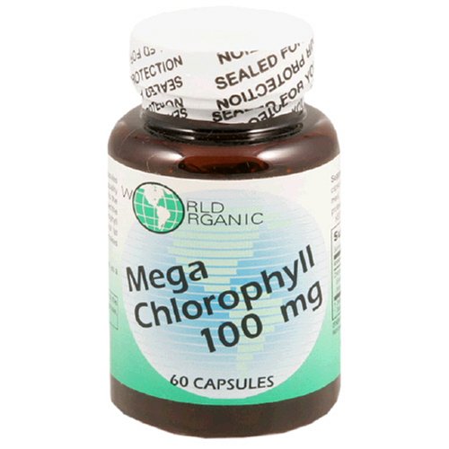 World Organic Mega Chlorophyll, 100 mg, Capsules, 60 capsules (Pack of 3)