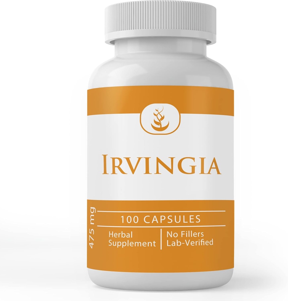 PURE ORIGINAL INGREDIENTS Irvingia, (100 Capsules) Always Pure, No Additives Or Fillers, Lab Verified