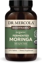 Dr. Mercola - Biodinámica Orgánica Fermentada Moringa Suplemento dietético, 270 Serviciones (270 Tablas)