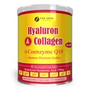 FINE JAPAN Premium Marine Collagen Powder with Hyaluronic Acid, CoQ10 & Elastin - Non-GMO - 30 Servings (196g / 6.9oz)