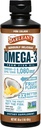 Suplemento líquido de aceite de pescado Omega 3 de Barlean para hombres y mujeres, Pina Colada, 1080 mg EPA y DHA Fatty Acid, 16 oz