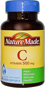 Nature Made Vitamina C 500 Mg Softgels, 60-Count