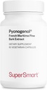 Supersmart - Pycnogenol 200mg por día (Patented & Highly Bioavailable) - French Maritime Pine Bark Extract ← Non-GMO &amp; Gluten Free - 60 cápsulas vegetarianas