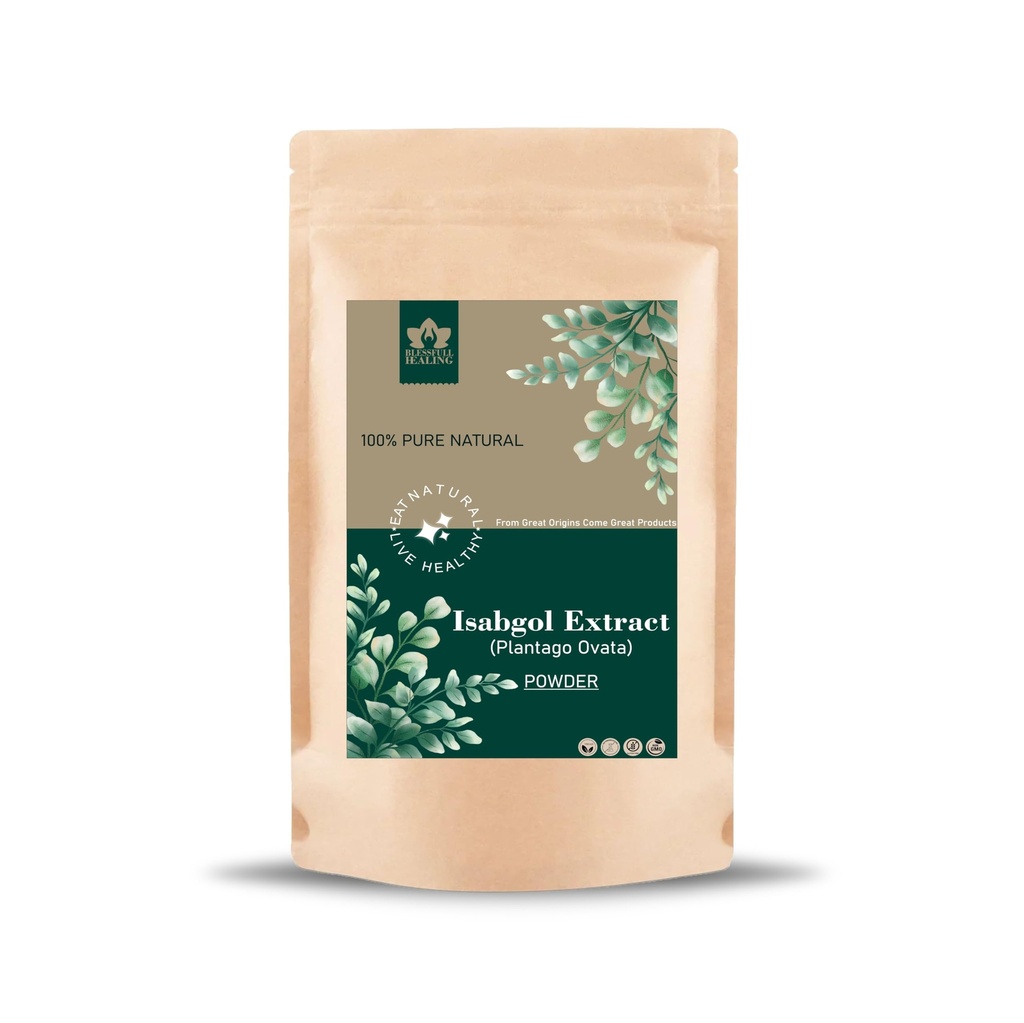 Blessfull Healing Isabgol Extract (Plantago Ovata) Powder 100% Pure Natural 100 Gram / 3.52 oz