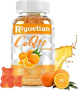 COQ10 Gummies - CoQ10 500mg + Omega-3 EPA/DHA + Magnesium Glycinate + Citrate Zinc, para apoyar la salud cardíaca, la producción energética, sistema inmunológico &amp; absorción mineral, 30 servicios