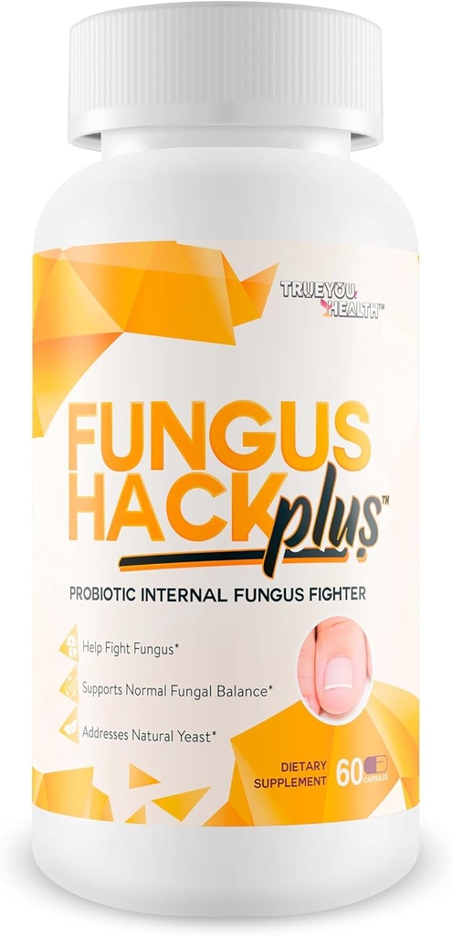 Fungus Hack Plus Probiótico Combatiente de hongos internos - Antifungal Probiótico - Tratamiento de hongos de uñas - Este tratamiento de hongos de pies está diseñado para equilibrar Probióticos para ayudar a combatir el hongo