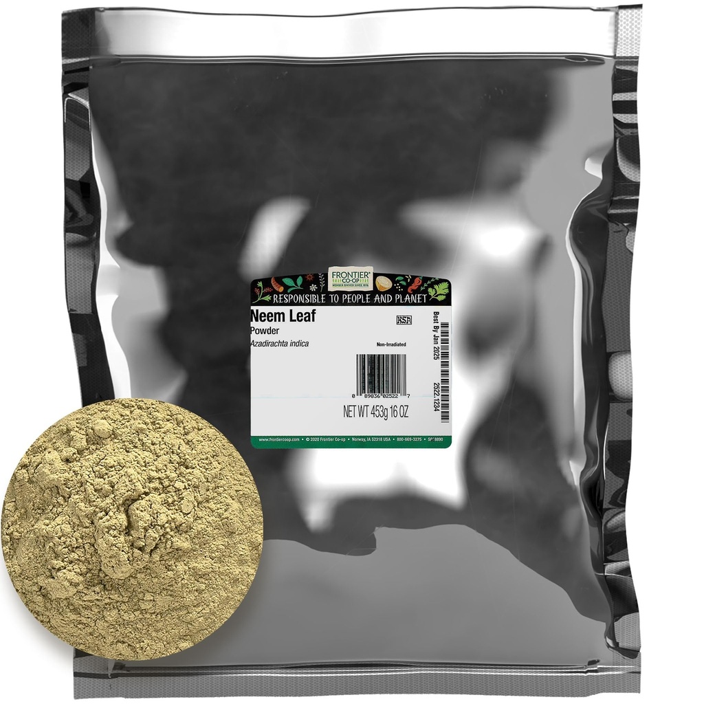 Frontier Bulk Neem Leaf Powder, 16 Ounce