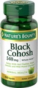 Bombas de Cohosh Negro Bounty y suplemento de salud herbal, soporte menopáusico natural, 540 mg, 100 cápsulas