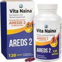 Vita Naina (120 SoftGels) ← AREDS2 Vitaminas Oculares y Suplemento Mineral (Zeaxanthin 2mg) ← Alta Biodisponibilidad y Bio-Absorción Fórmula ← Fácil en su sistema digestivo