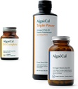ALGAECAL Bundle - D3 (1000 UI) + K2, Vitamina E, Vitamina A (1000 UI) " Calcio de base vegetal para soporte de huesos " Omega 3 con 1200 mg EPA DHA