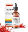 Tintura de Saffron Orgánica – Extracto de Saffron puro – Suplemento líquido de Saffron Crocus Premium – Natural, Vegan, No-GMO – Puro Saffron Liquid Extract 2oz
