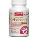 Jarrow Formulas QH-Absorb, 100 mg, Ubiquinol Suplemento dietético para la función cardiovascular saludable, 60 Softgels, 60 Day Supply