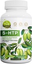 5-HTP Supplement 200mg, Supports Healthy Sleep & Mood with Calcium – Non-GMO, Gluten-Free – 90 Capsules