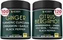 Bundle 5in1 Ginger Suplemento &amp; 6in1 Citrus Bergamot Suplemento