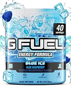 G Fuel Clickbait Energy Drink Powder, Pre Workout Caffeine Mix for Gaming, Sugar Free Focus Amino, Vitamina + Antioxidantes, 9.8oz (Cherry Pomegranate, 40 Servings)