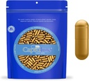 Capsuline Size 0 - Colored Gold Empty Gelatin Capsules - 1000 Count - Empty Gel Pill Capsules - DIY Pure Bovine Pill Capsule Filling - Empty Caps - Kosher y Halal Certified